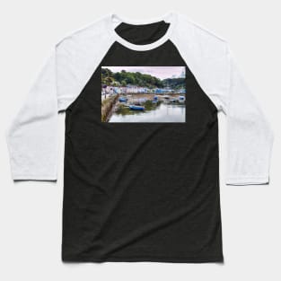 Fishguard Town Harbour Fishing Boats, Pembrokeshire, Wales Baseball T-Shirt